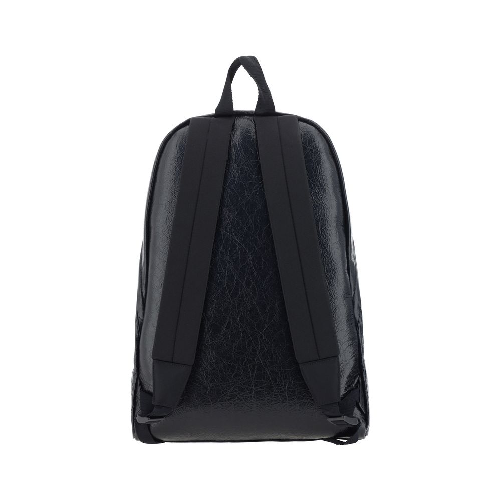 Balenciaga – Explorer Leather Backpack Black