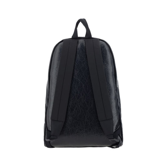 Balenciaga – Explorer Leather Backpack Black