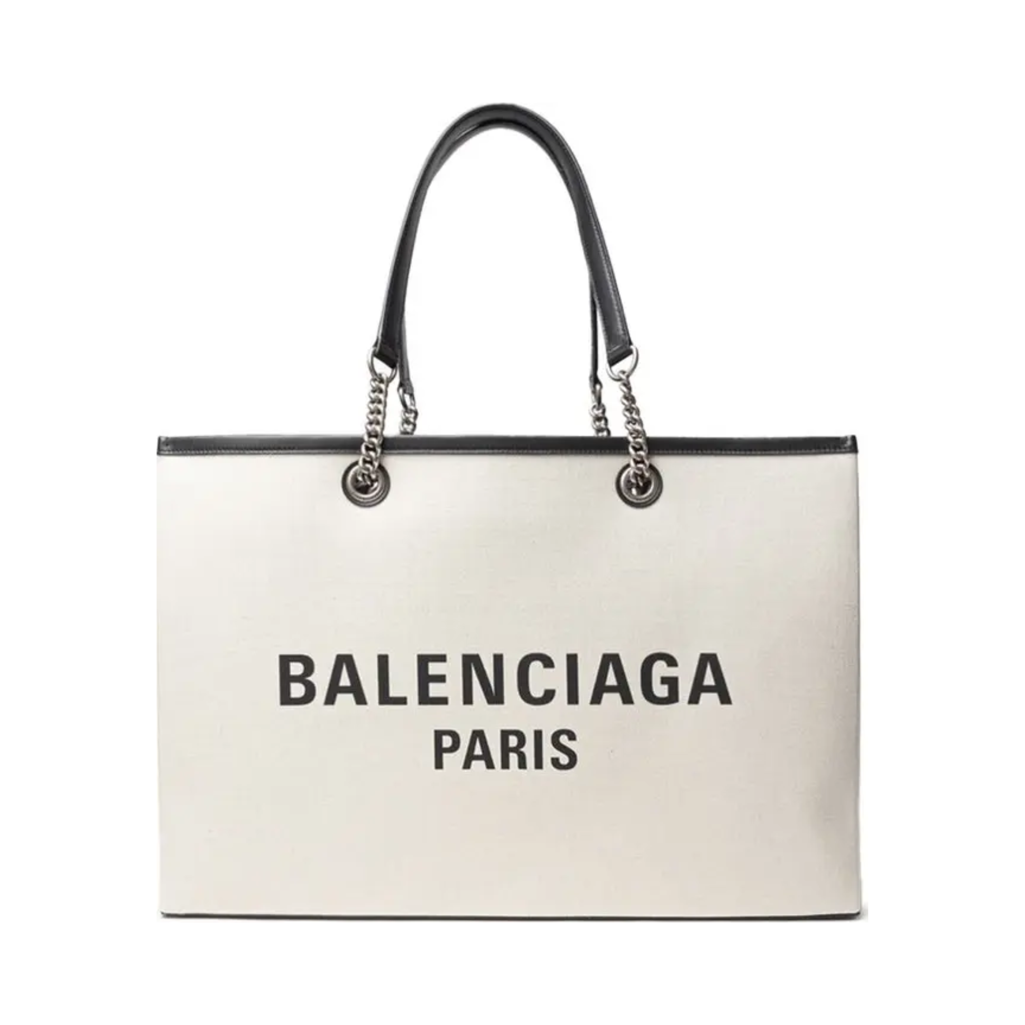 Balenciaga - Gray Cotton Tote Bag Canvas