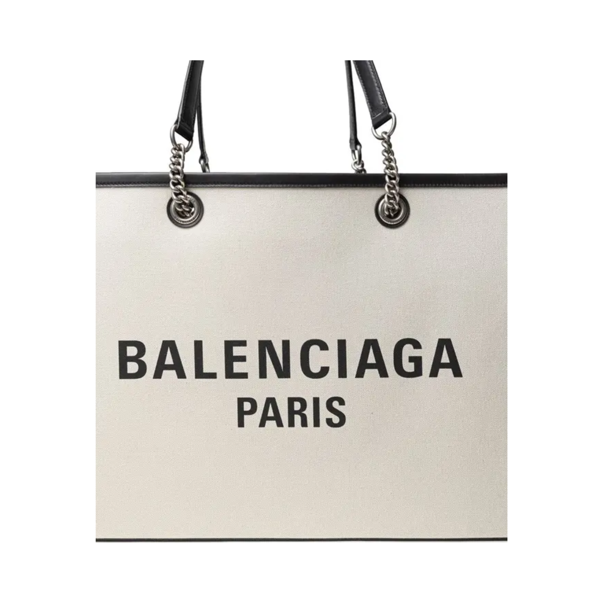 Balenciaga - Gray Cotton Tote Bag Canvas