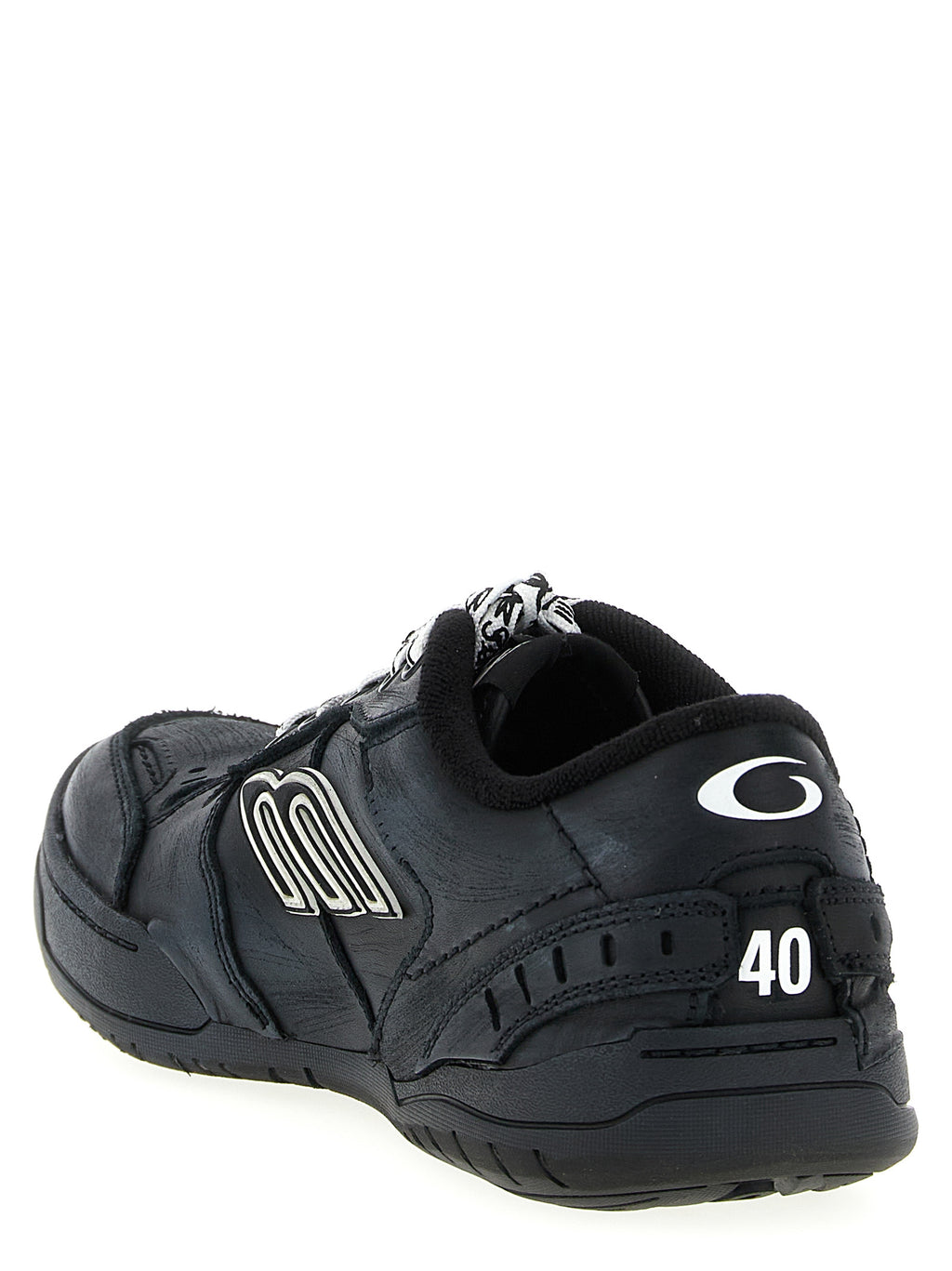 Balenciaga Hamptons Worn-Out Sneakers Nere