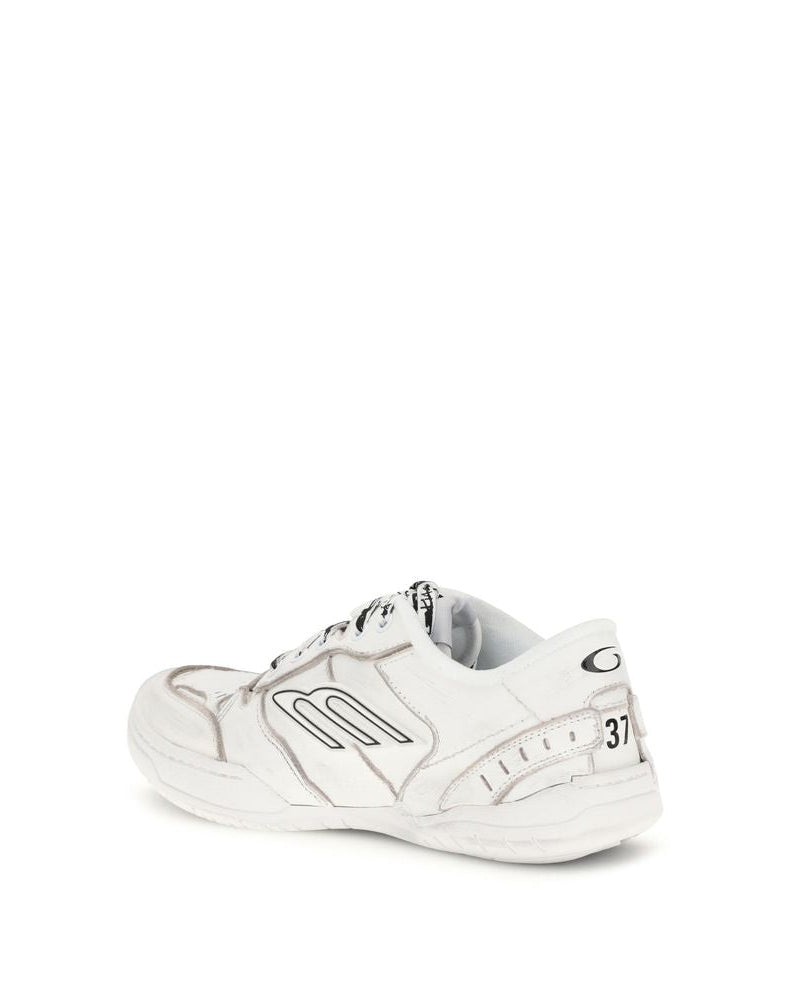 Balenciaga – Hamptons Worn-Out Sneakers in Pelle Bianca – Collezione SS26