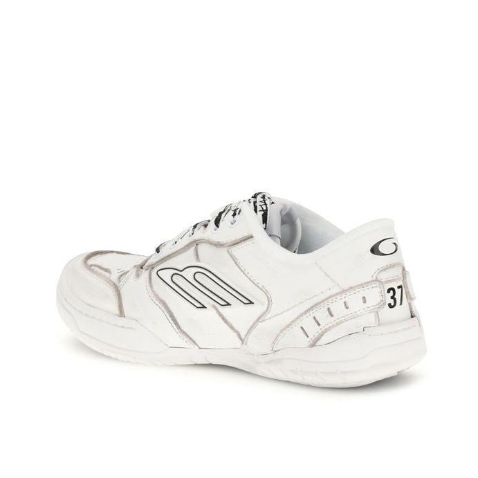Balenciaga – Hamptons Worn-Out Sneakers in Pelle Bianca – Collezione SS26