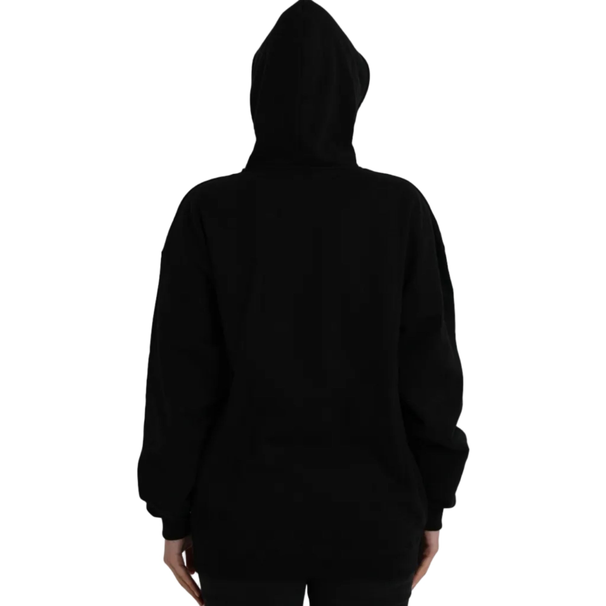 Balenciaga – Hoodie Oversize Nera “Balenciaga Paris” con Logo Ricamato