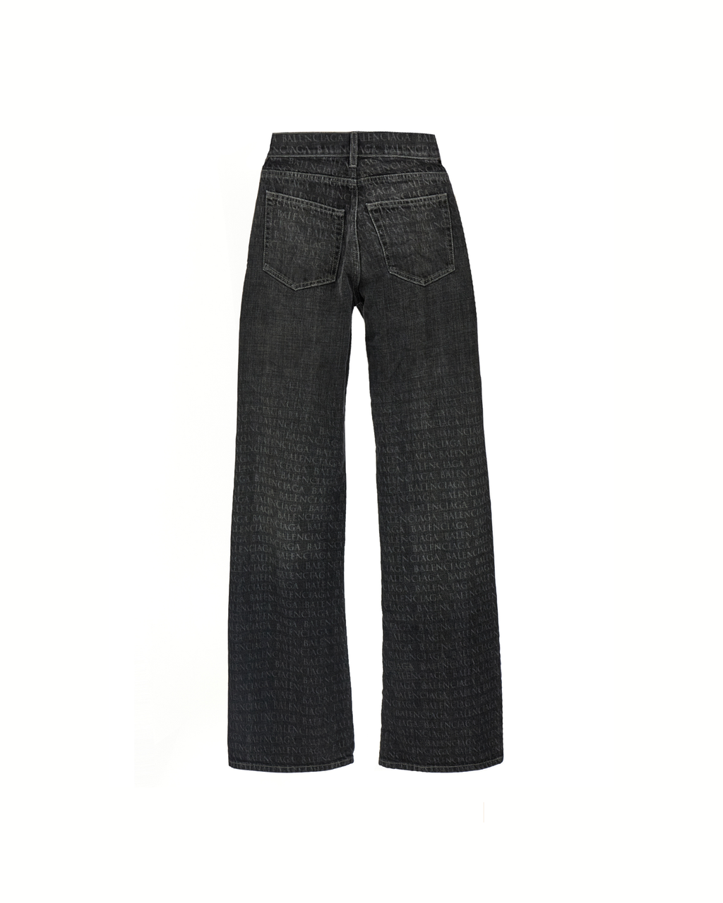 Balenciaga Laser Monogram Wide Leg Jeans