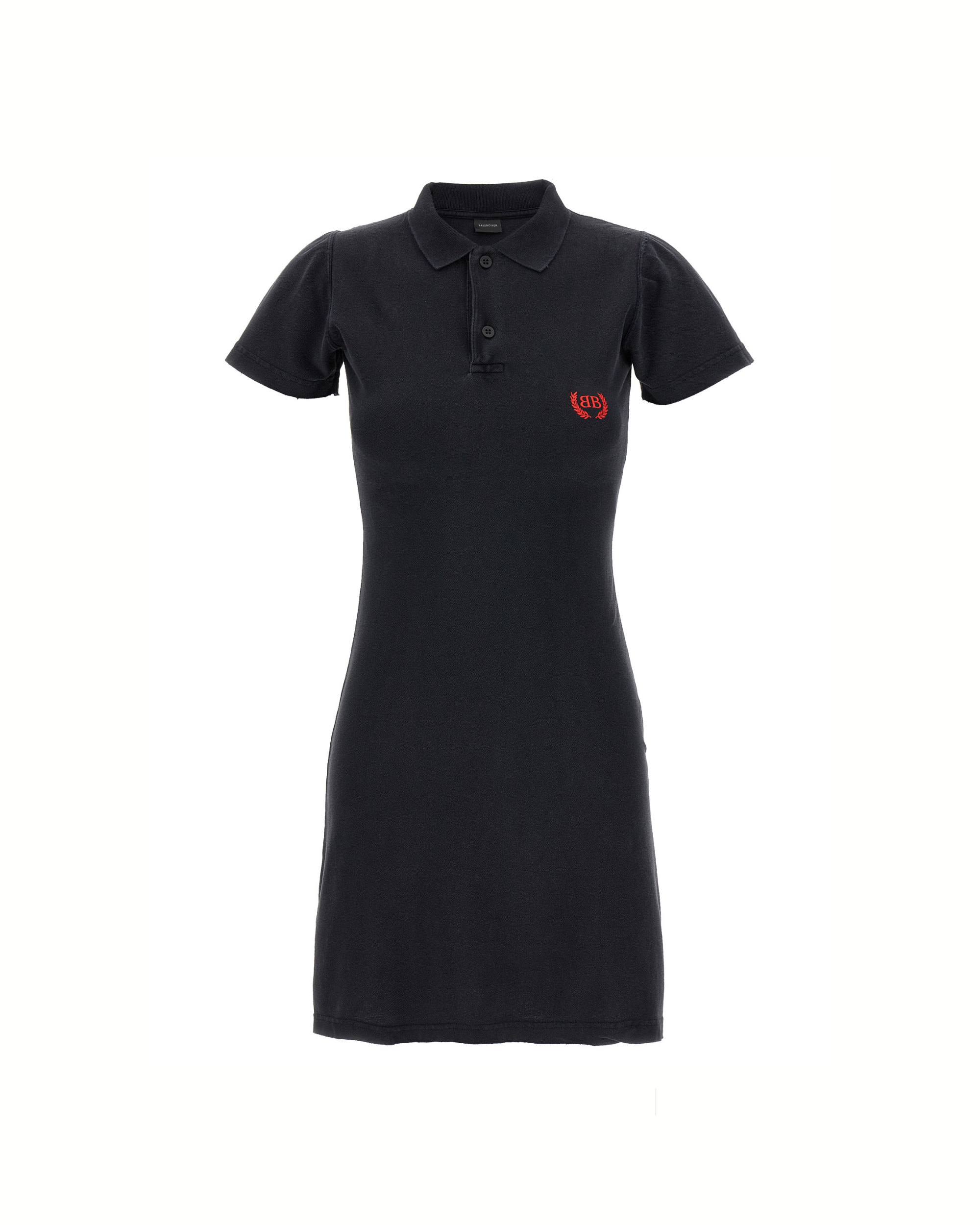 Balenciaga Laurel Classic Polo Mini Dress Black