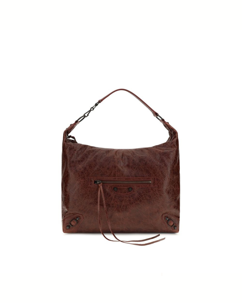 Balenciaga Le City Hobo Medium Shoulder Bag Brown