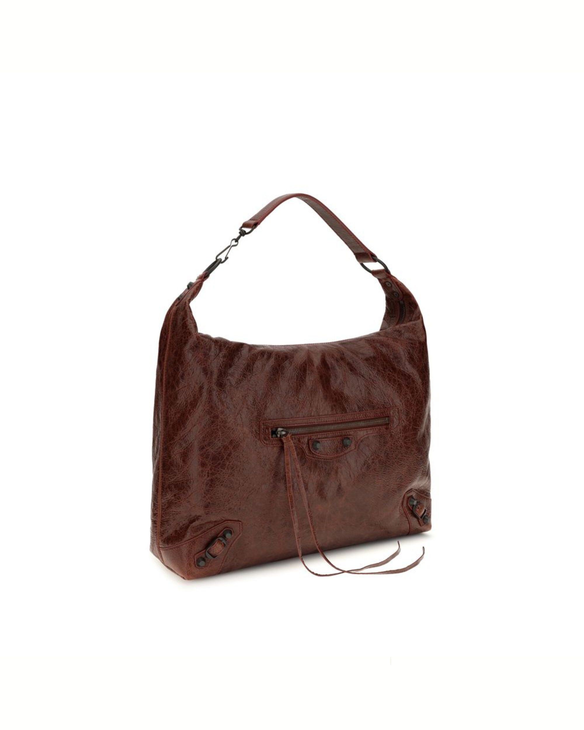 Balenciaga Le City Hobo Medium Shoulder Bag Brown