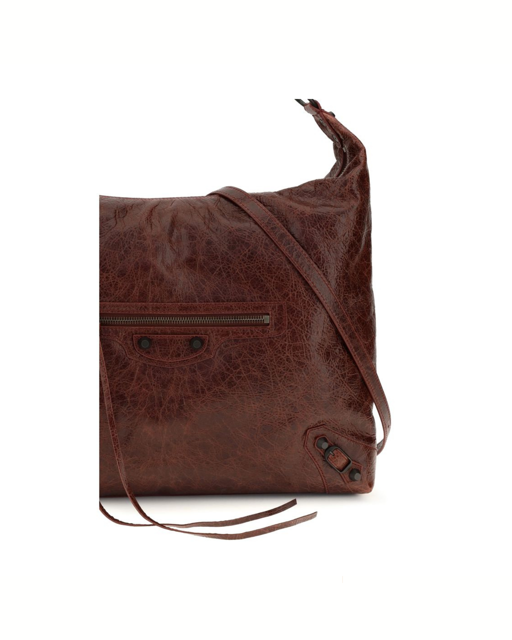 Balenciaga Le City Hobo Medium Shoulder Bag Brown