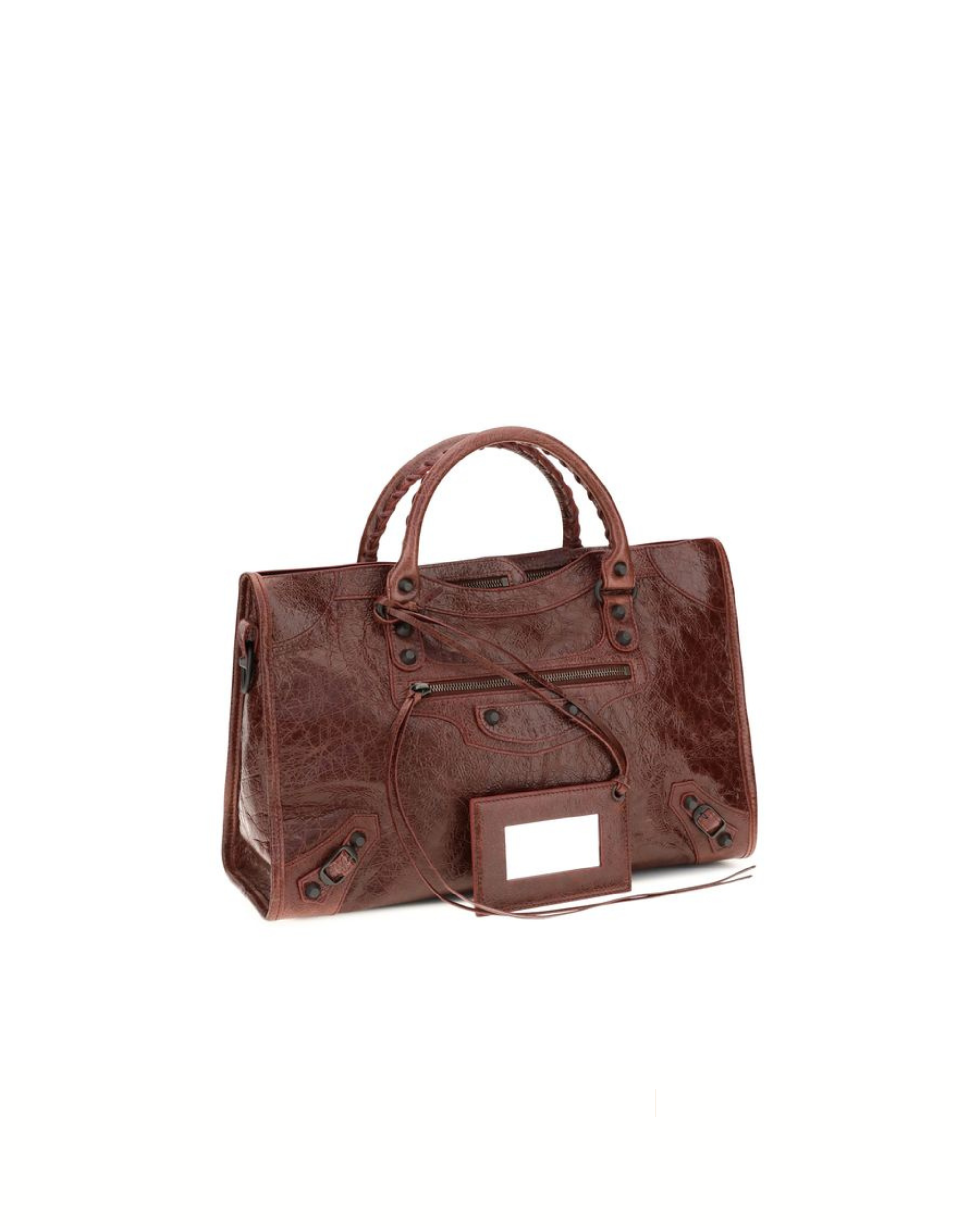 Balenciaga Le City Medium Handbag Brown