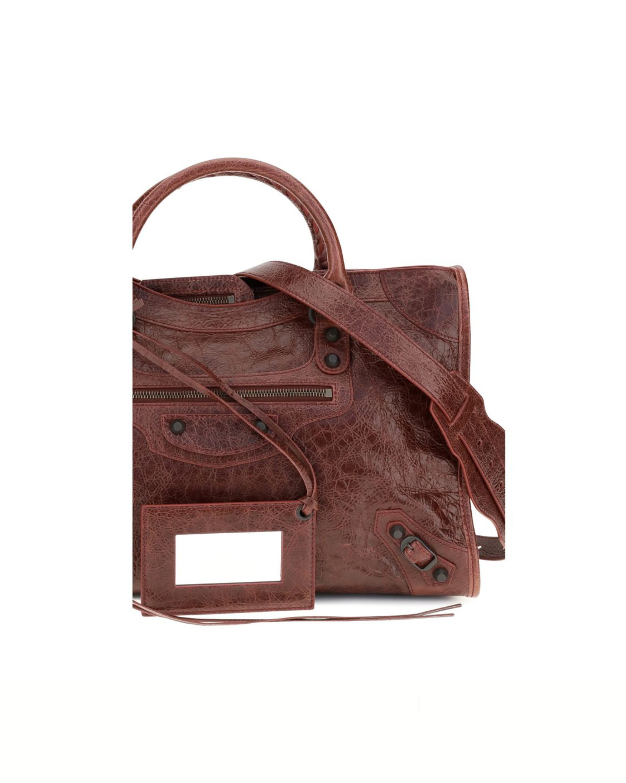 Balenciaga Le City Medium Handbag Brown