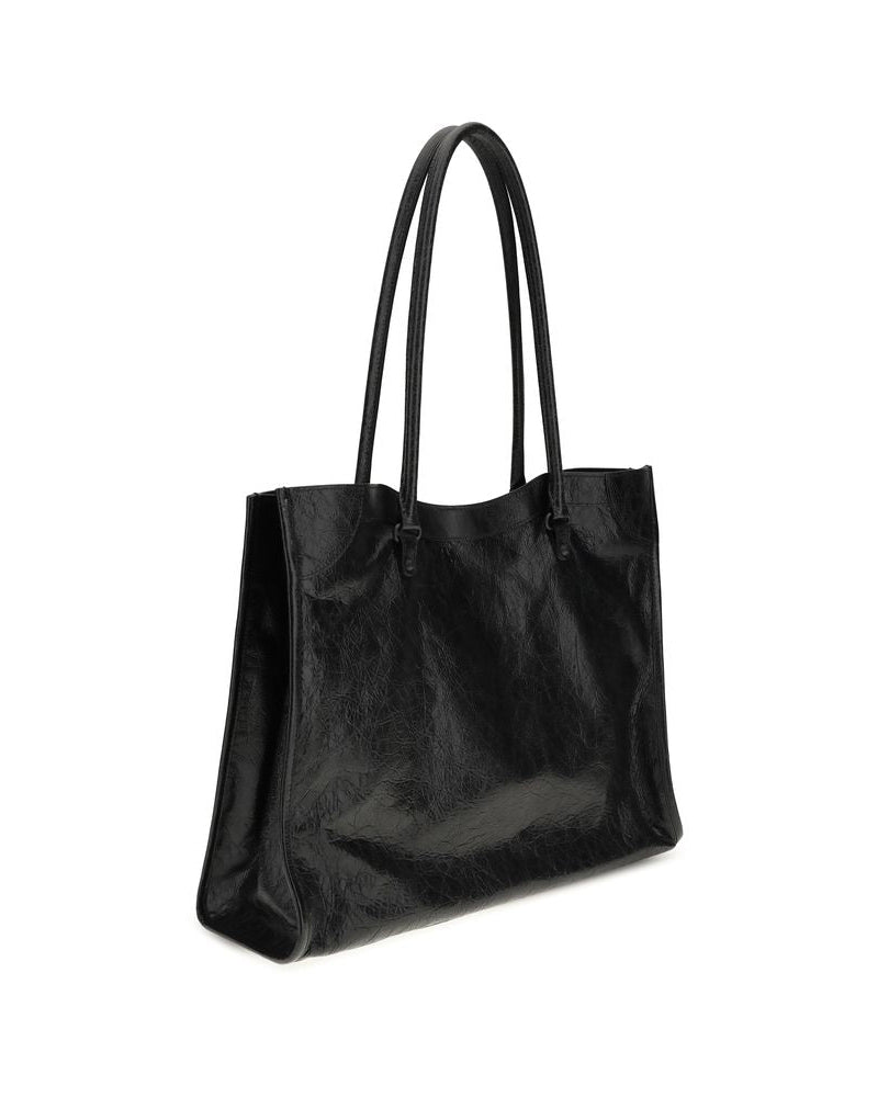 Balenciaga – Le City Tote Bag in Arena Lambskin Leather Black