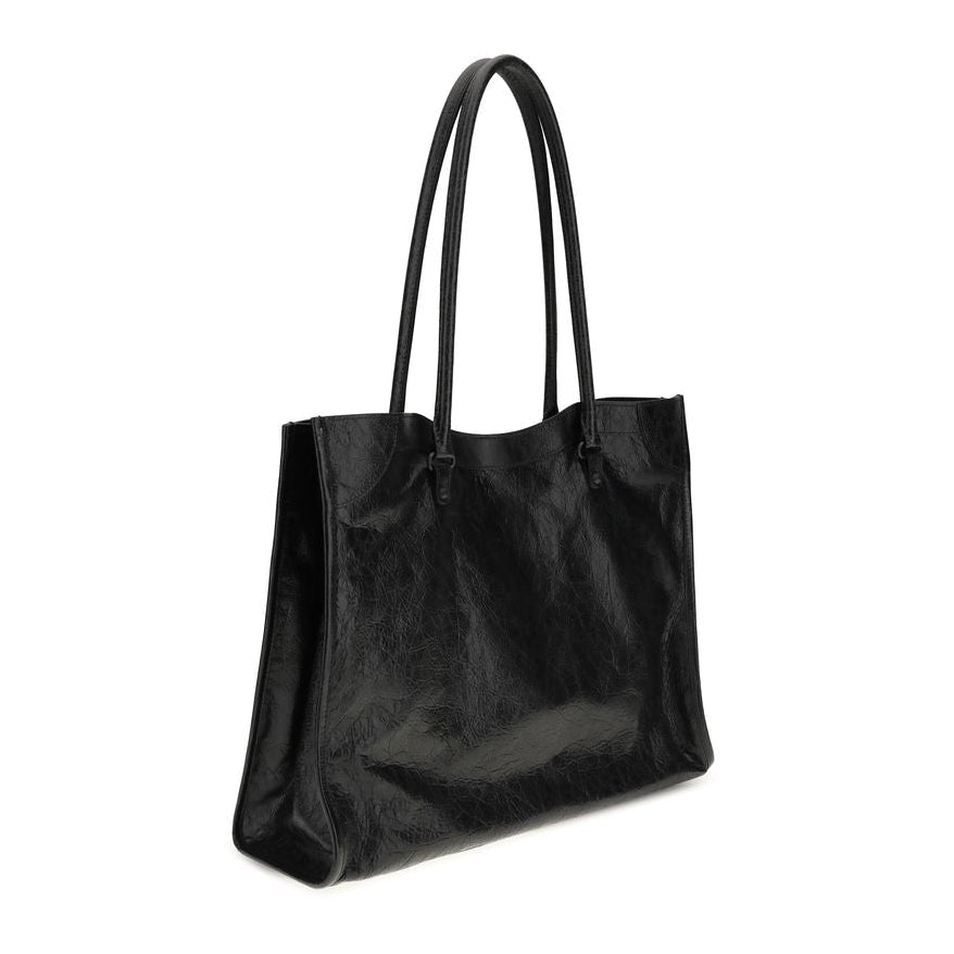 Balenciaga – Le City Tote Bag in Arena Lambskin Leather Black