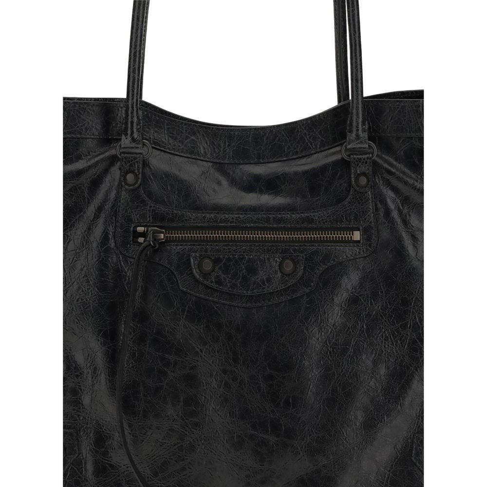 Balenciaga – Le City Tote Bag in Arena Lambskin Leather Black