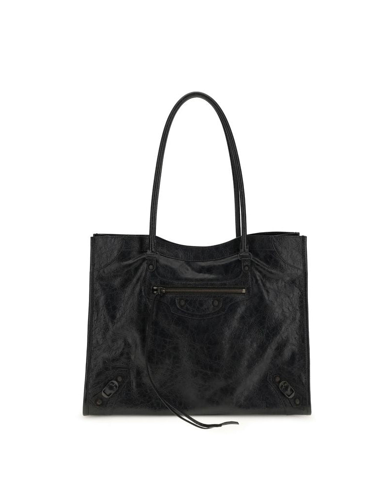 Balenciaga – Le City Tote Bag in Arena Lambskin Leather Black