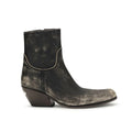 Balenciaga – Memphis Ankle Boots Distressed Black