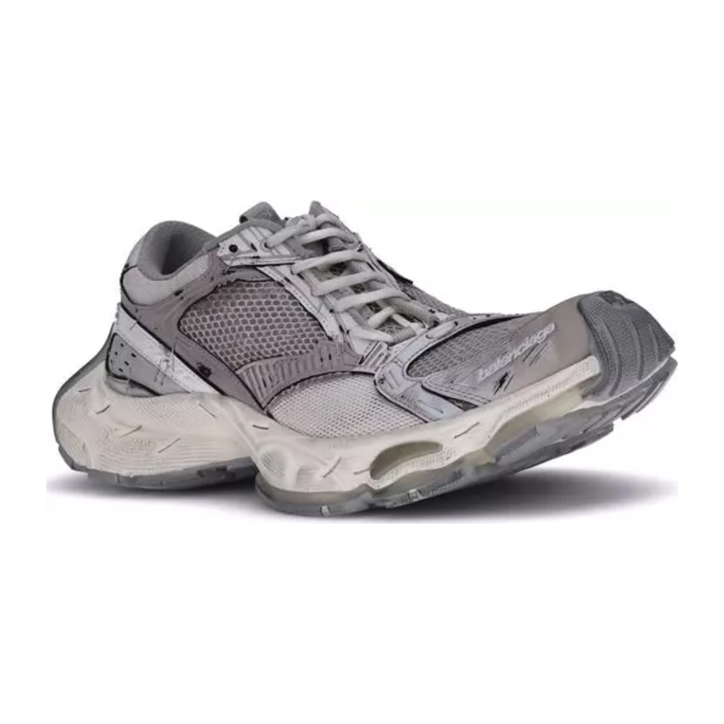 Balenciaga - Mesh Gray Polyethylene Athletic Sneakers.