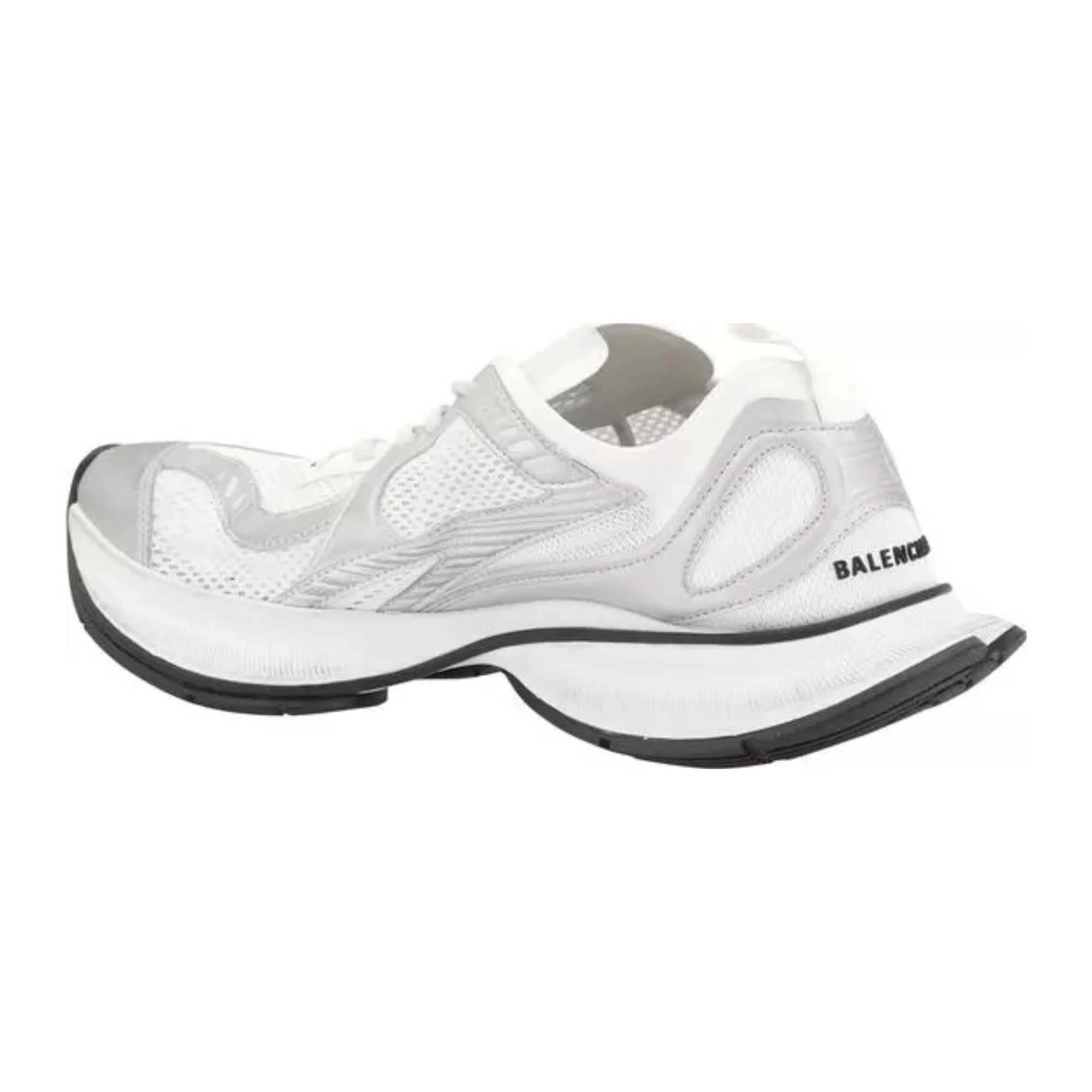 Balenciaga - Mesh White Polyethylene Athletic Sneakers