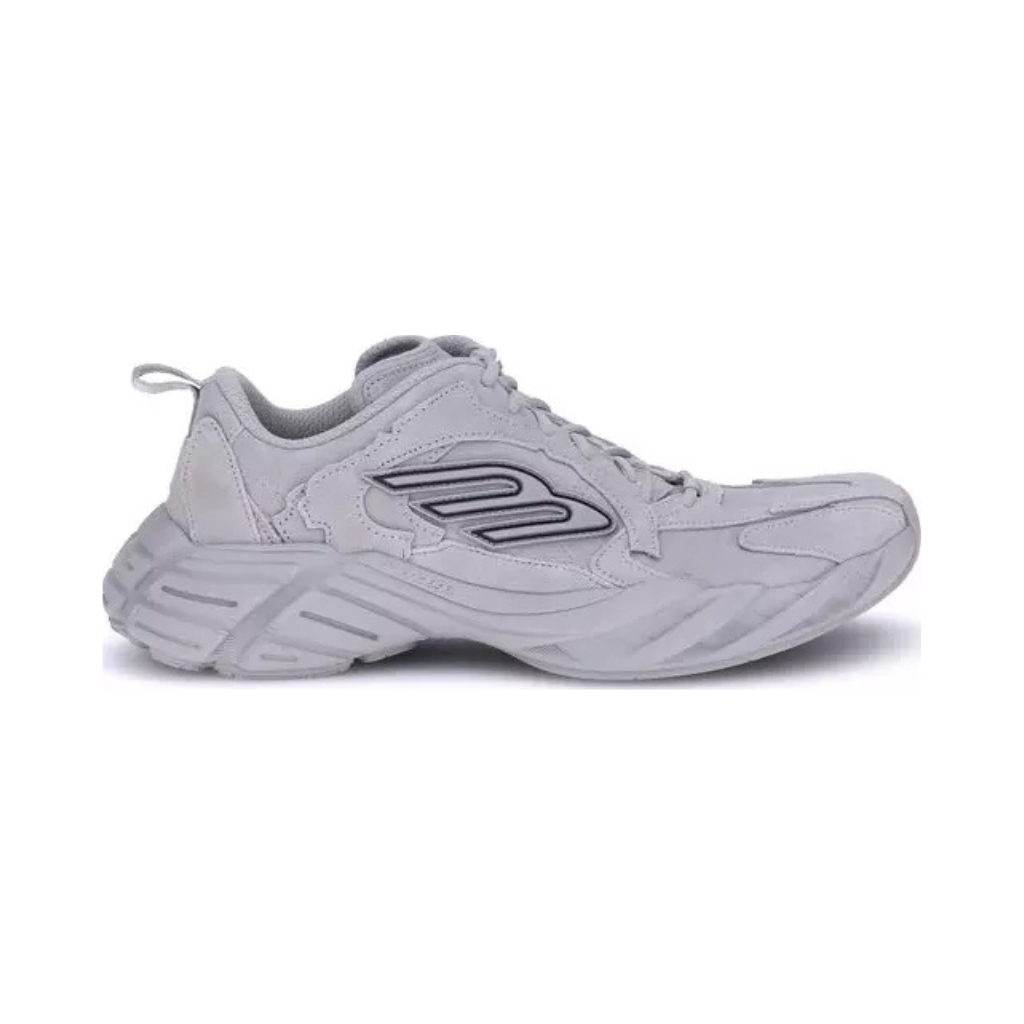 Balenciaga - Monday Sneaker - Light Grey Suede