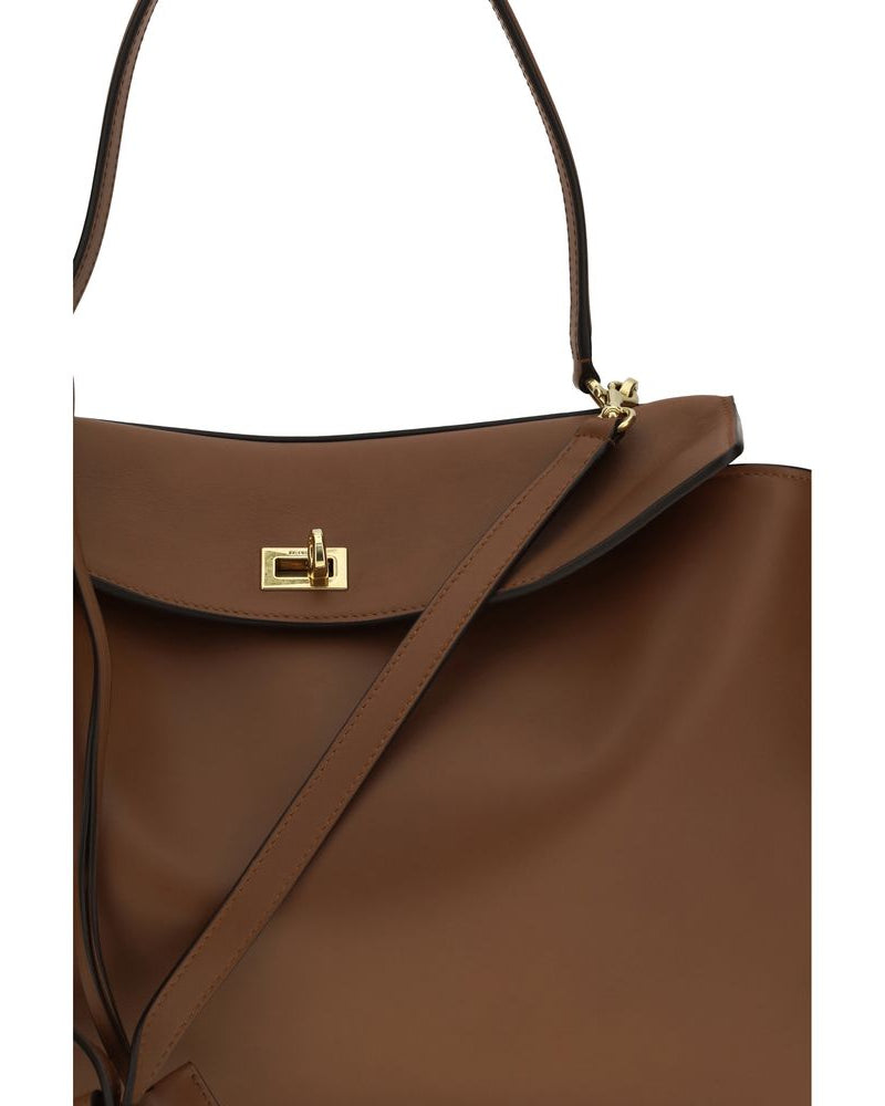 Balenciaga – Rodeo Leather Shoulder Bag Brown