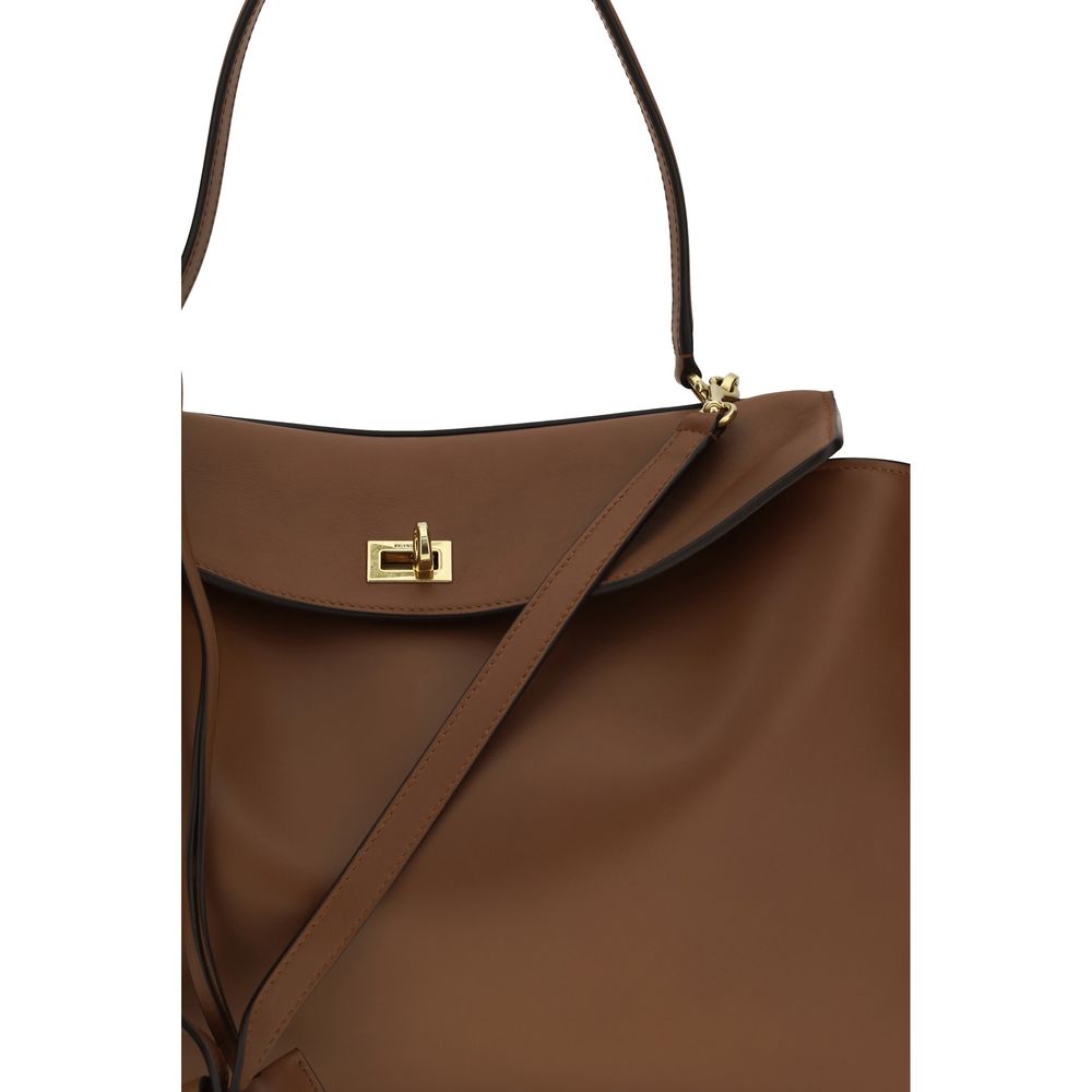 Balenciaga – Rodeo Leather Shoulder Bag Brown