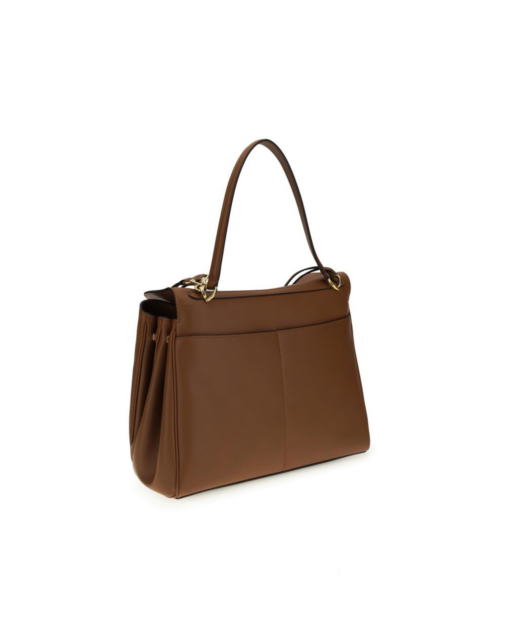 Balenciaga – Rodeo Shoulder Bag Cognac in Pelle di Vitello con Chiusura Twist Lock