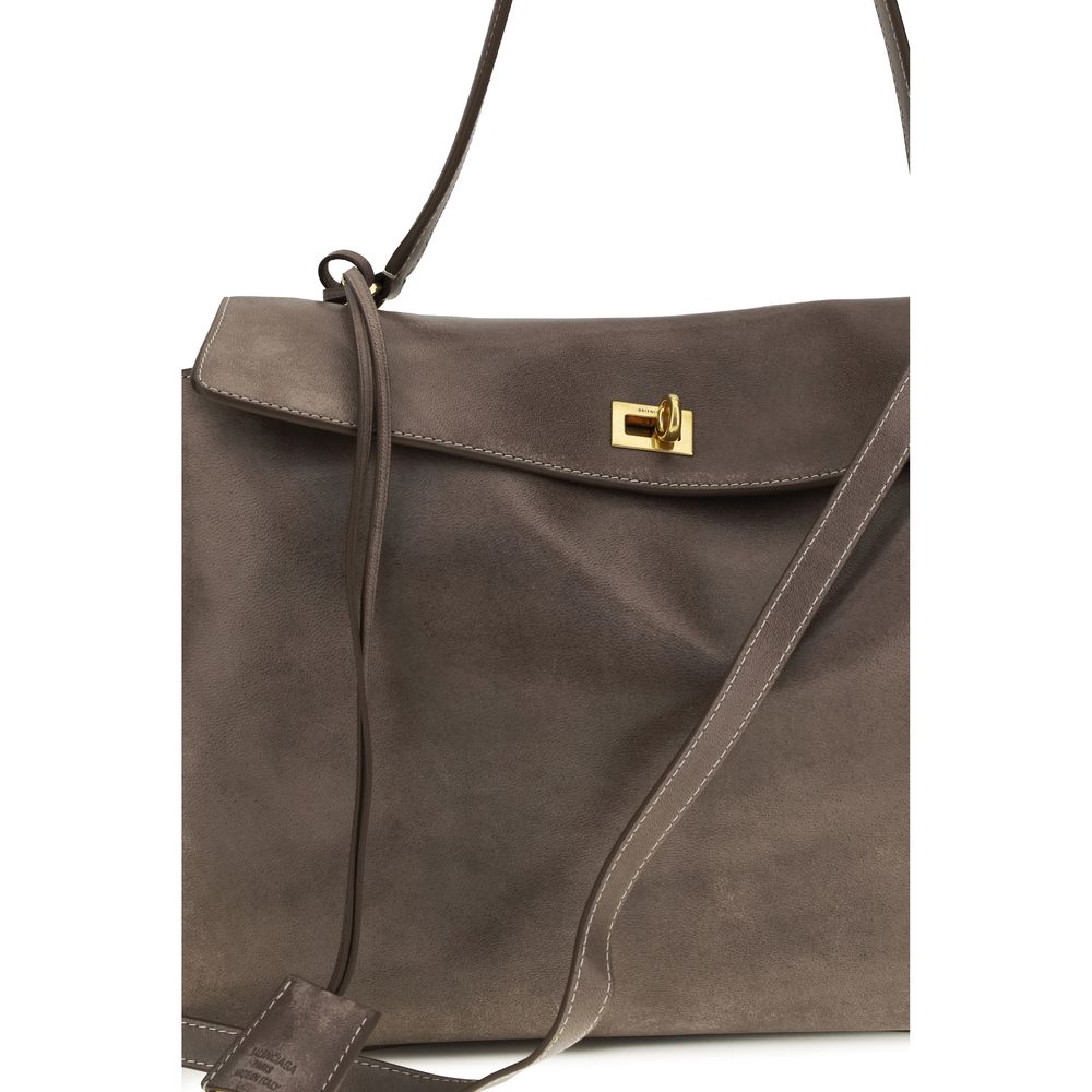 Balenciaga – Rodeo Shoulder Bag Taupe Suede