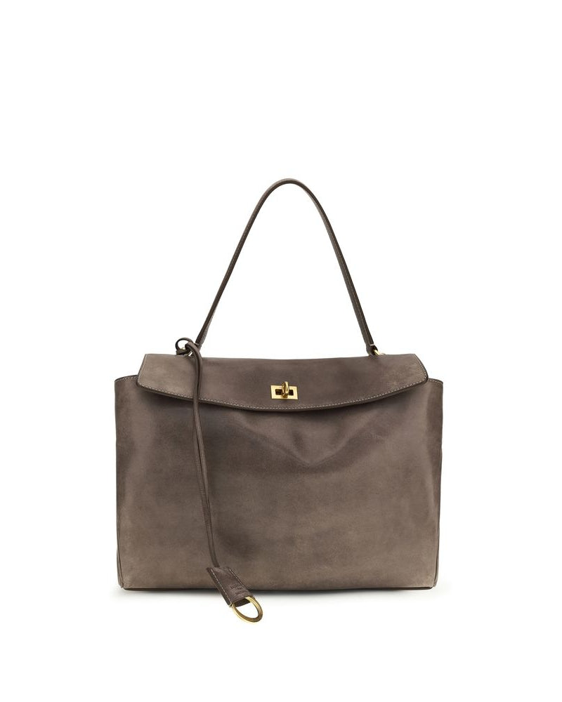 Balenciaga – Rodeo Shoulder Bag Taupe Suede