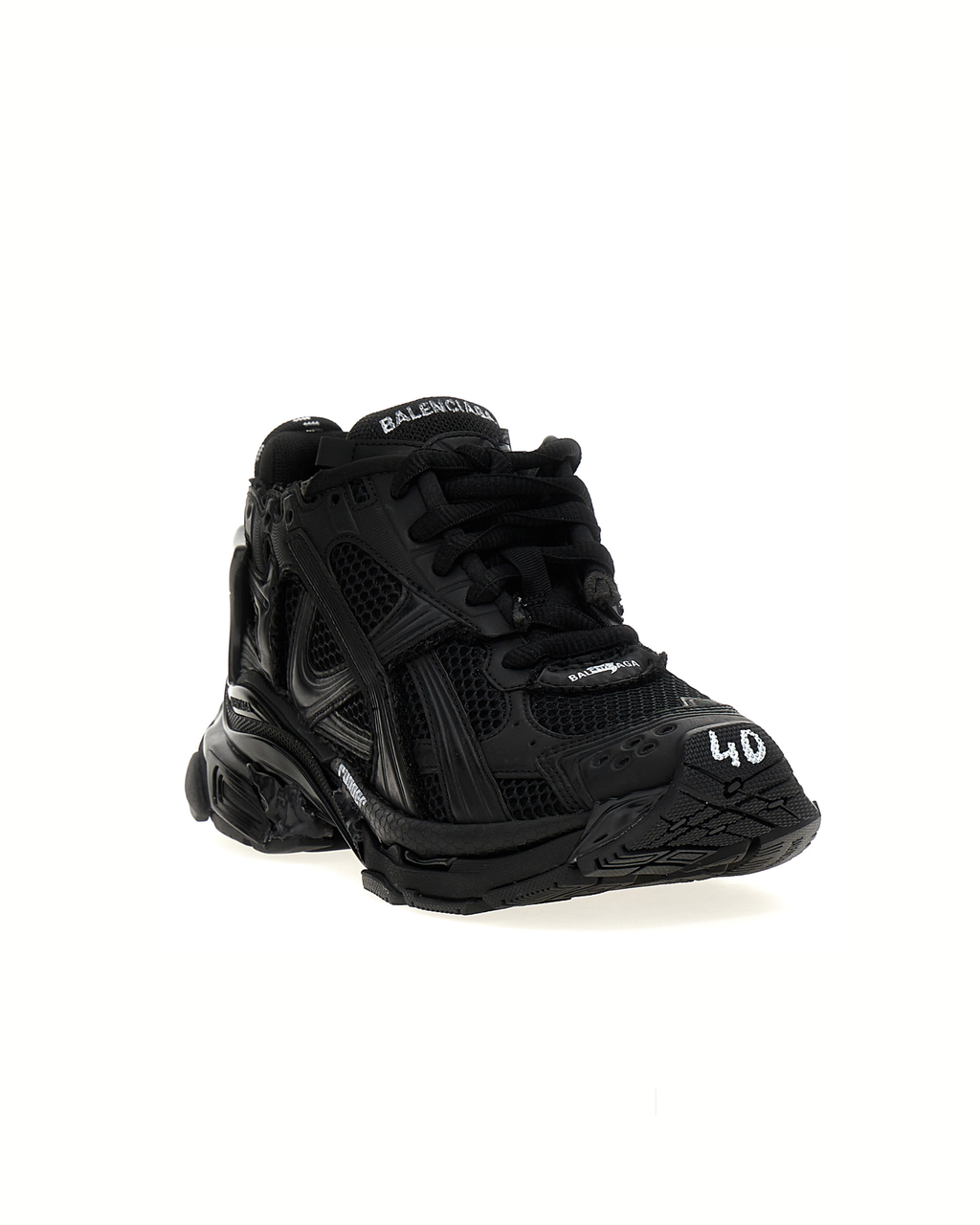 Balenciaga Runner Gradient Sneakers Total Black