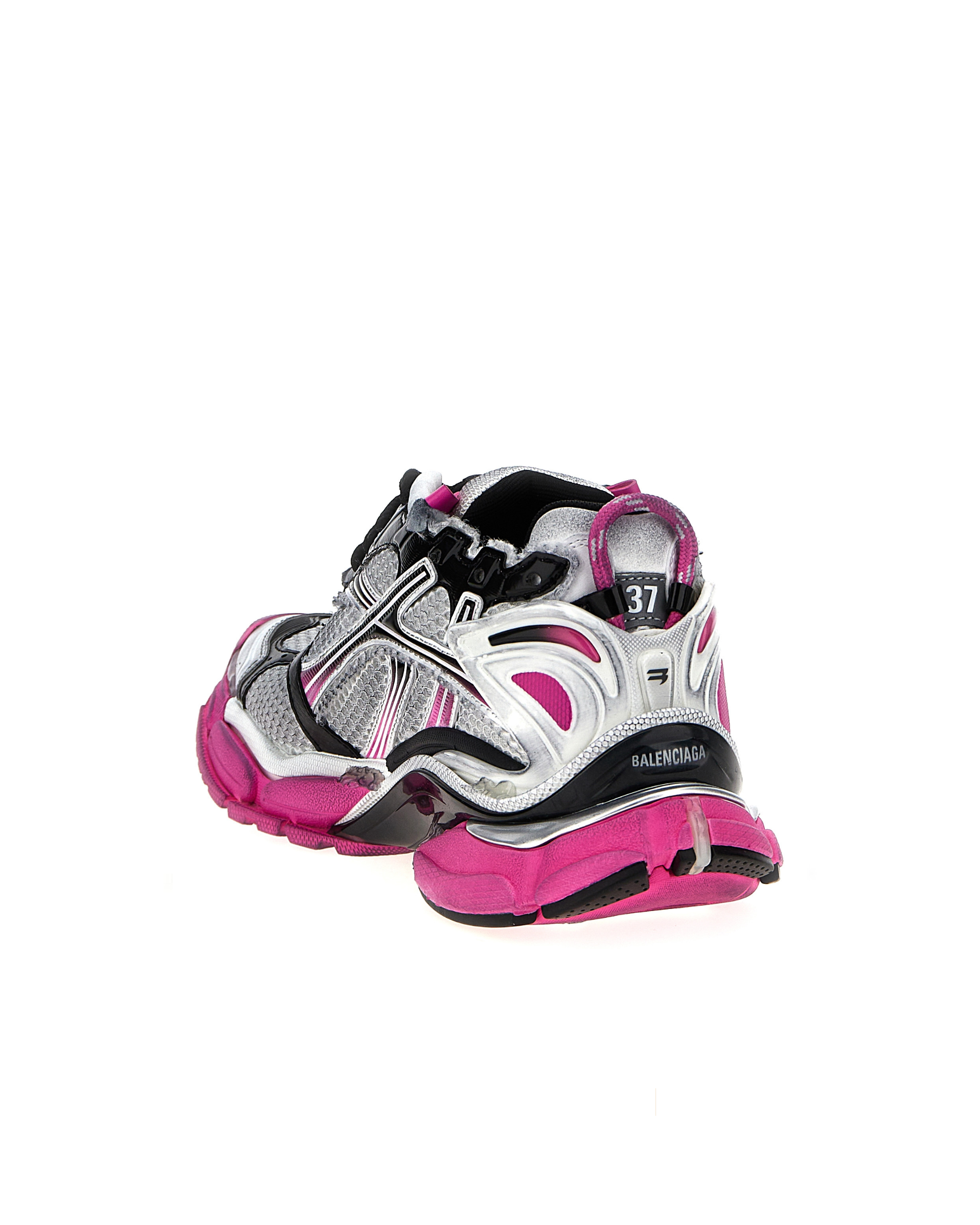 Balenciaga – Runner Gradient Sneakers fucsia argento nero grigio