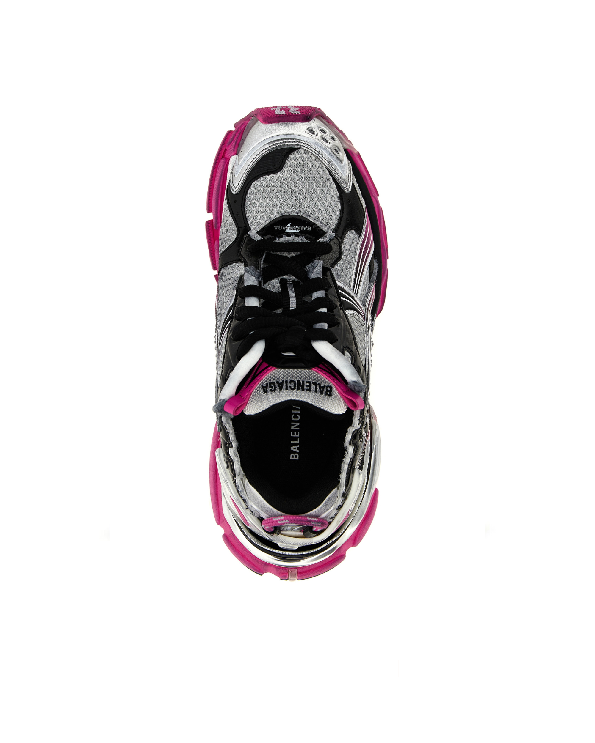 Balenciaga – Runner Gradient Sneakers fucsia argento nero grigio