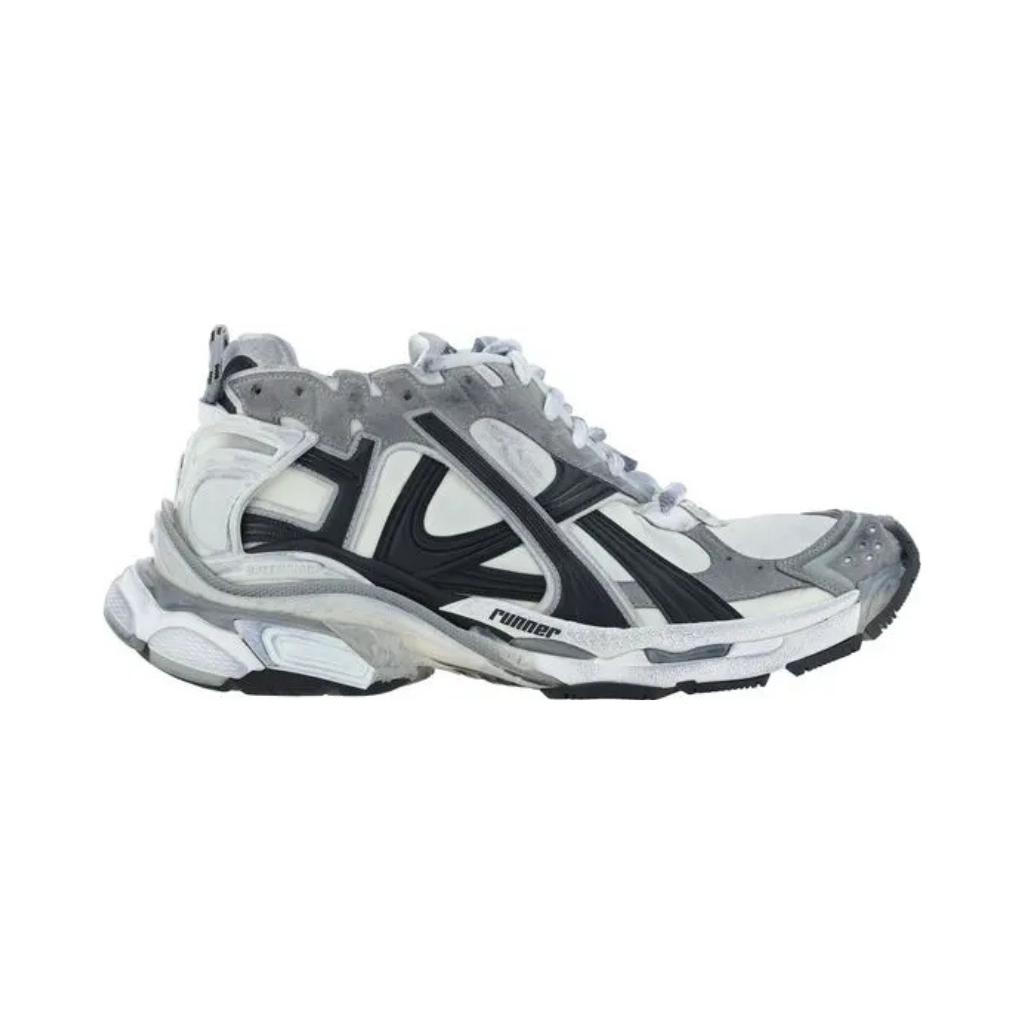 Balenciaga - Runner Sneaker - White-Grey-Black - Man