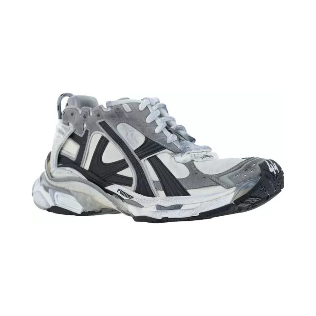 Balenciaga - Runner Sneaker - White-Grey-Black - Man