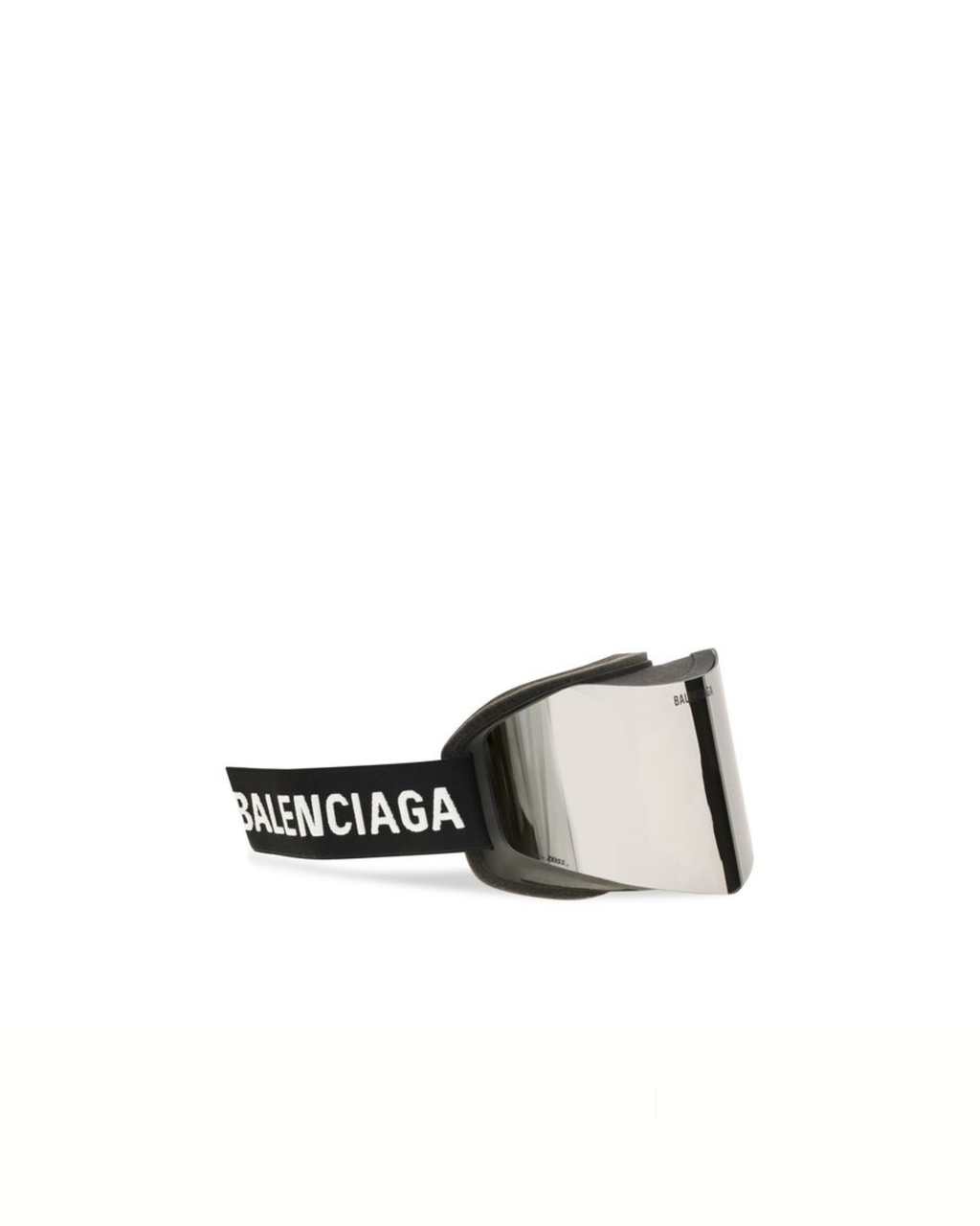 Balenciaga Ski Mask Mirrored Sunglasses Silver