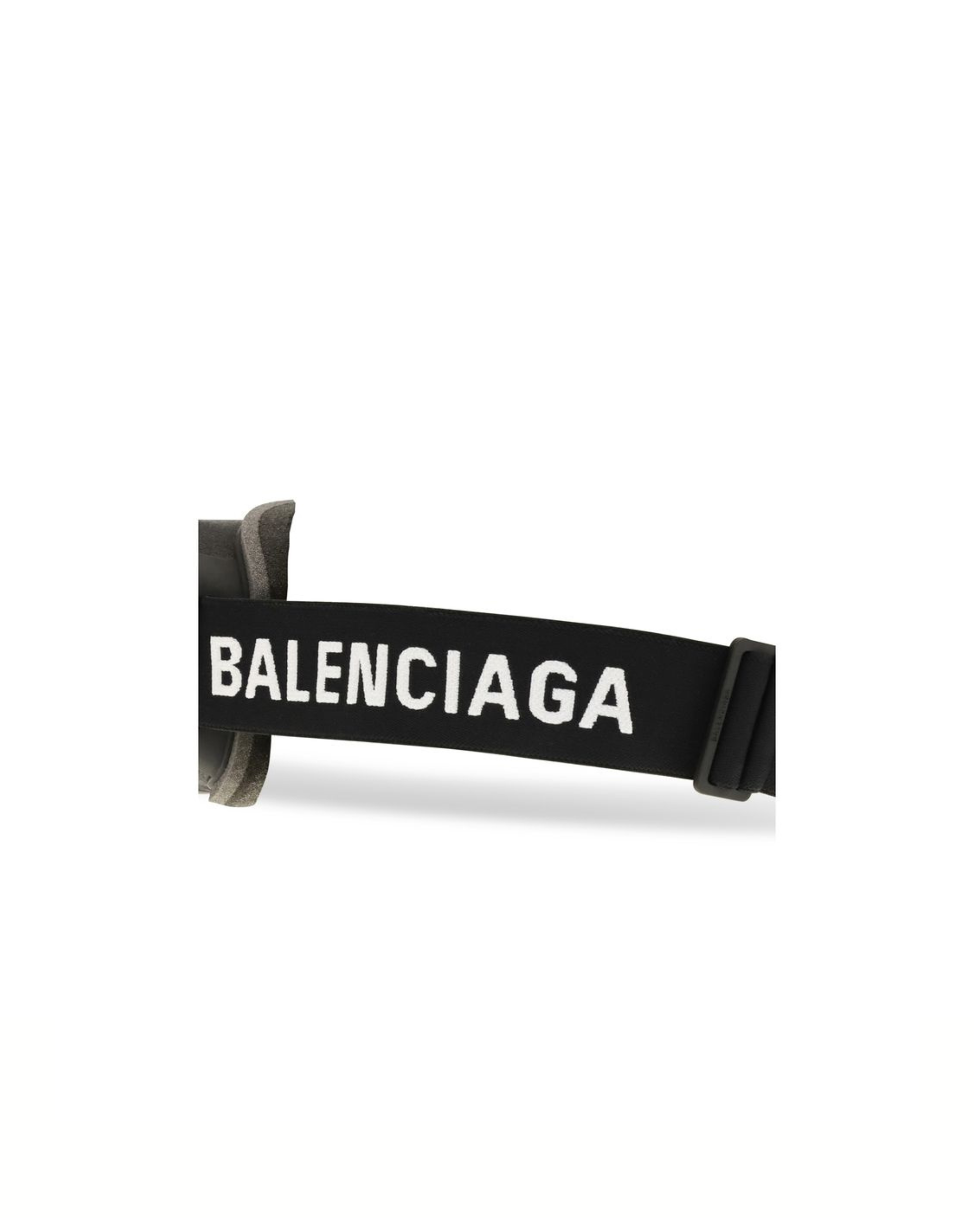 Balenciaga Ski Mask Mirrored Sunglasses Silver