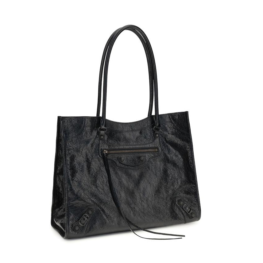 Balenciaga – Small Le City Tote Bag in Pelle Nera Vintage