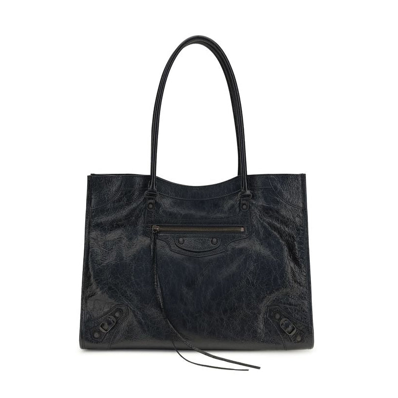 Balenciaga – Small Le City Tote Bag in Pelle Nera Vintage