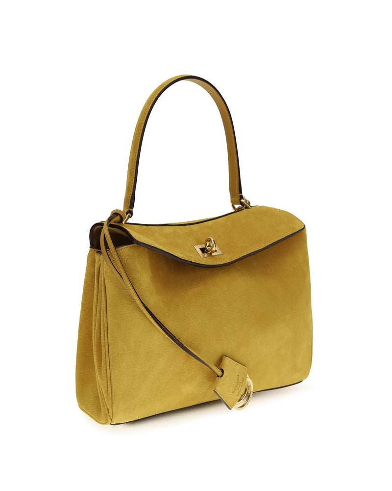 Balenciaga – Small Rodeo Handbag Yellow Suede