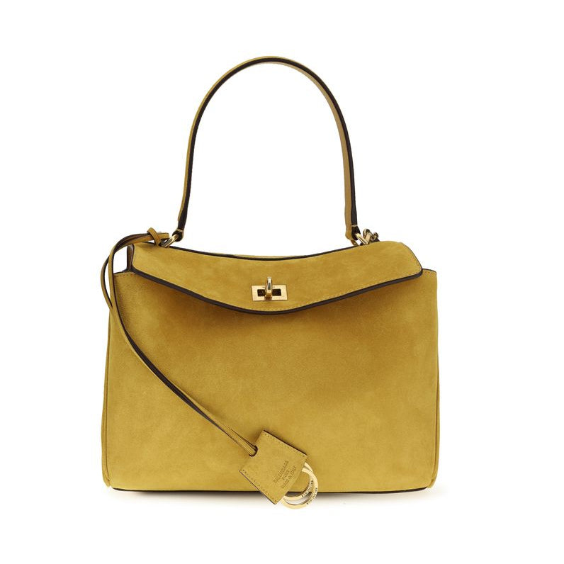 Balenciaga – Small Rodeo Handbag Yellow Suede