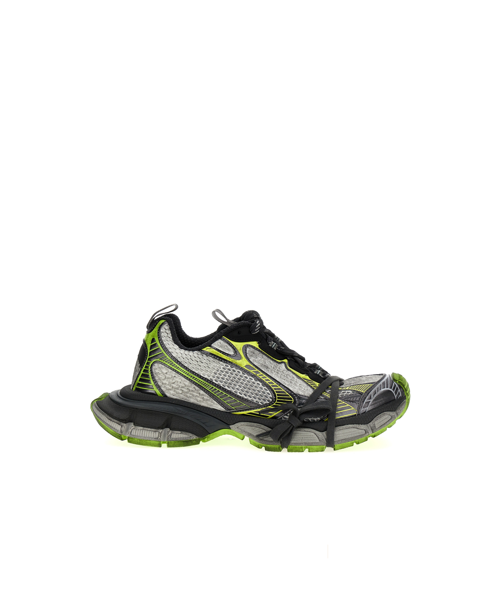 Balenciaga – Sneakers 3XL grigio nero e verde fluo