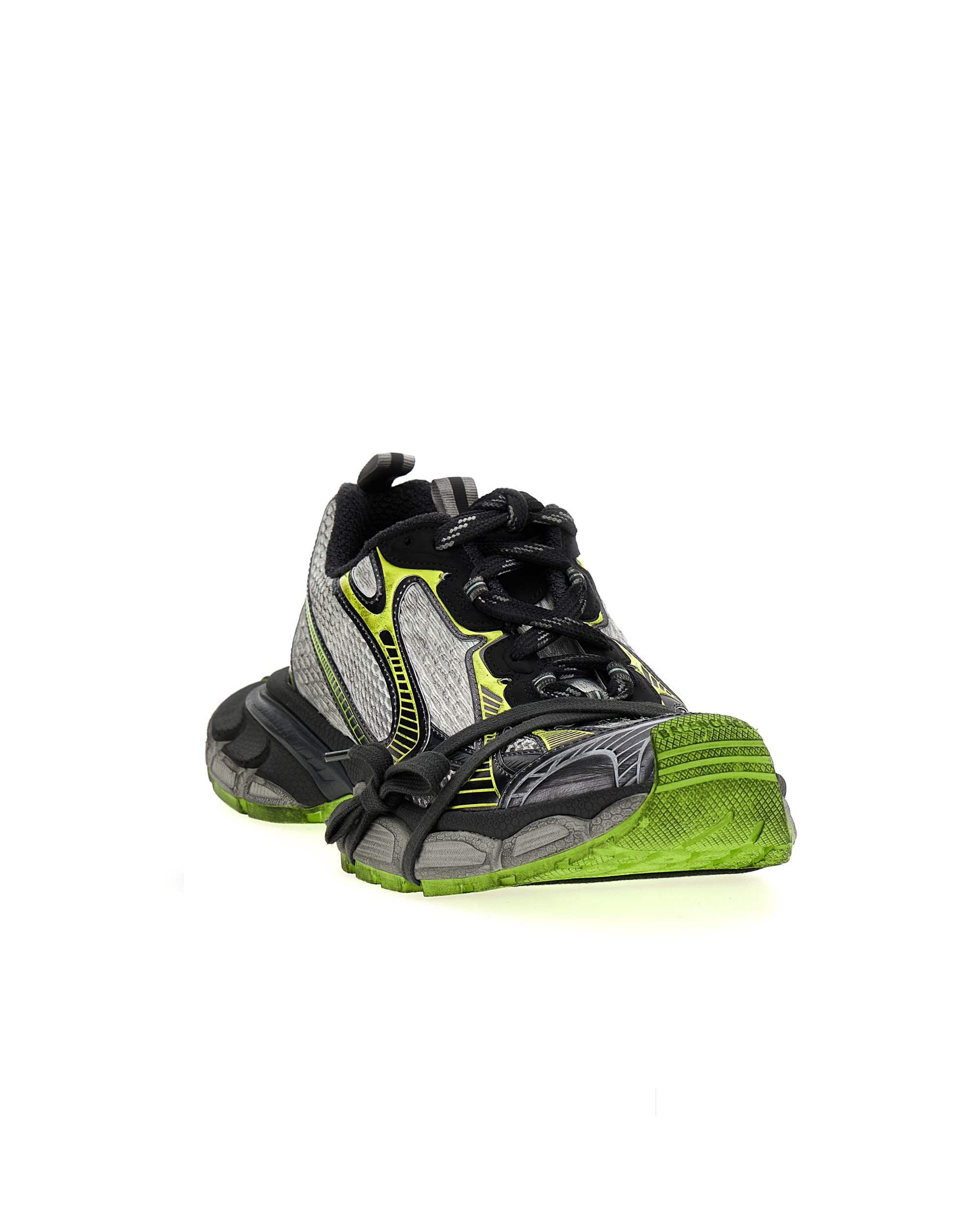 Balenciaga – Sneakers 3XL grigio nero e verde fluo