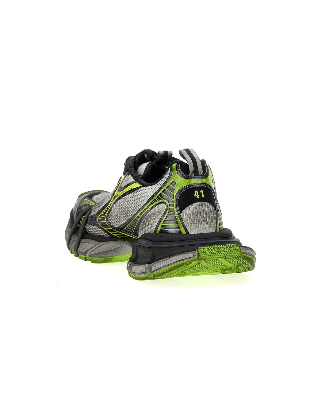 Balenciaga – Sneakers 3XL grigio nero e verde fluo