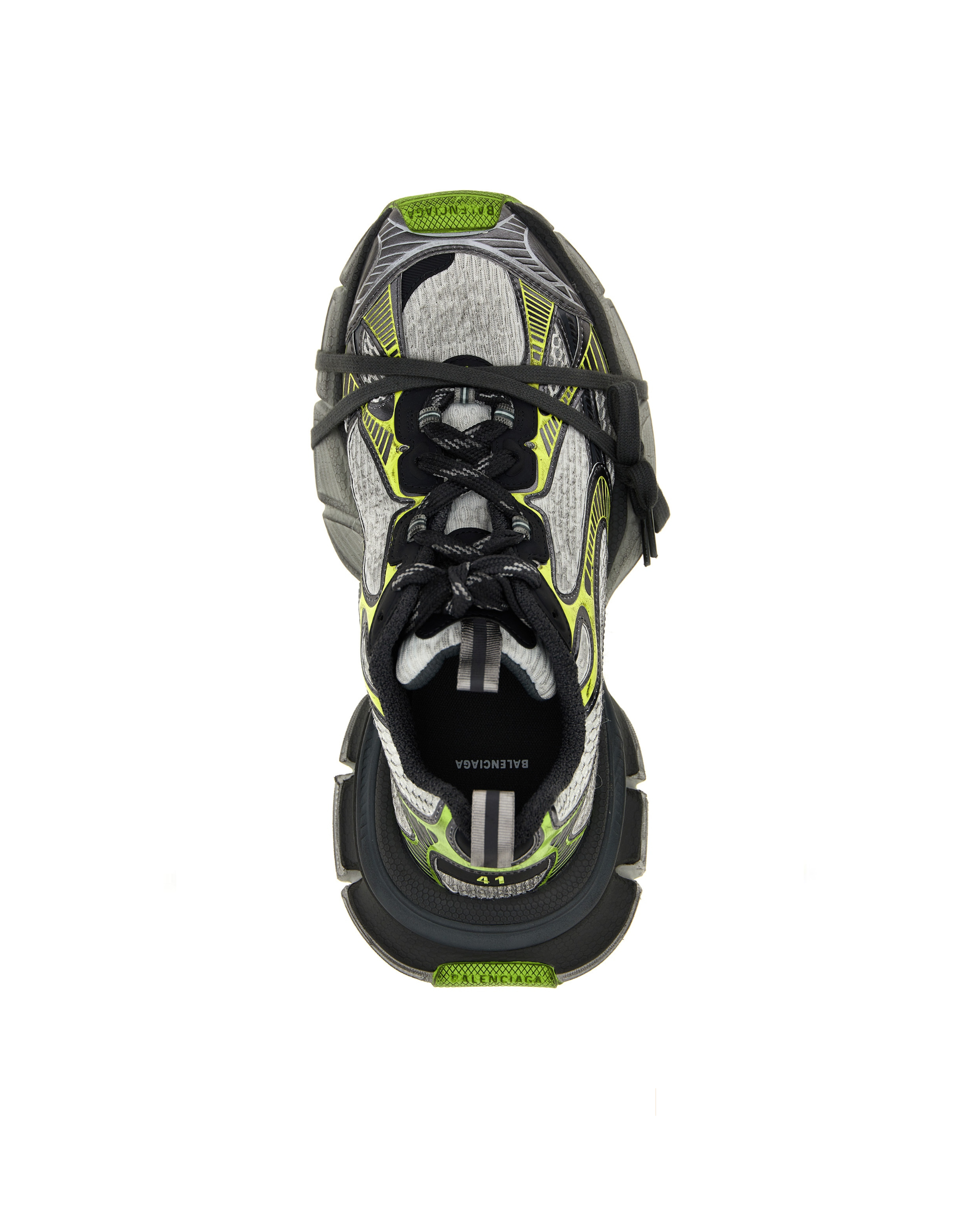 Balenciaga – Sneakers 3XL grigio nero e verde fluo