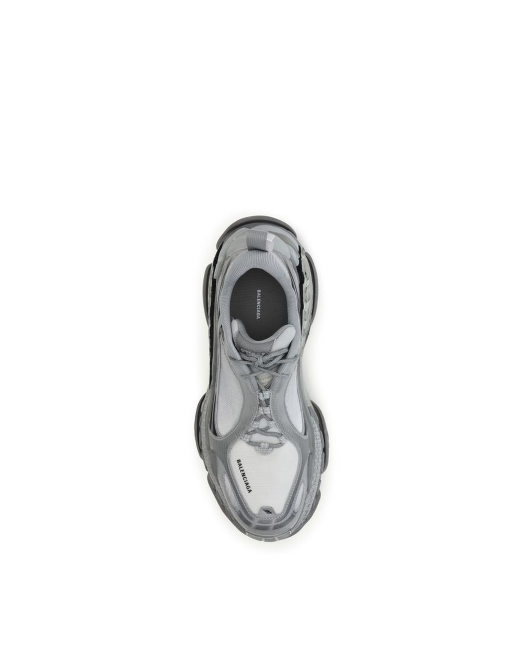 Balenciaga – Sneakers Triple S Ice Grey, White e Silver con Maxi Suola Multistrato