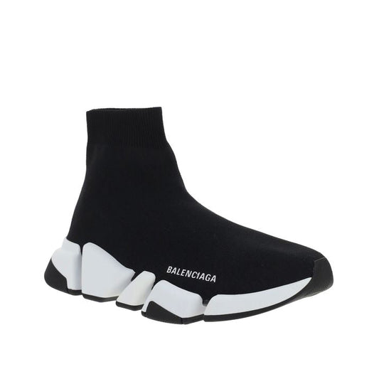 Balenciaga – Speed 2.0 Sneakers Donna in Knit Nero con Suola Sculpted
