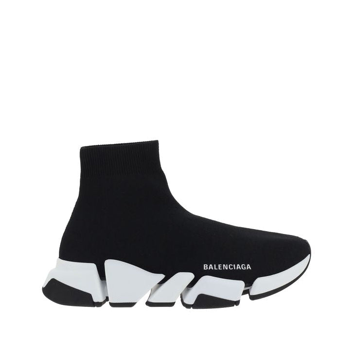 Balenciaga – Speed 2.0 Sneakers Donna in Knit Nero con Suola Sculpted