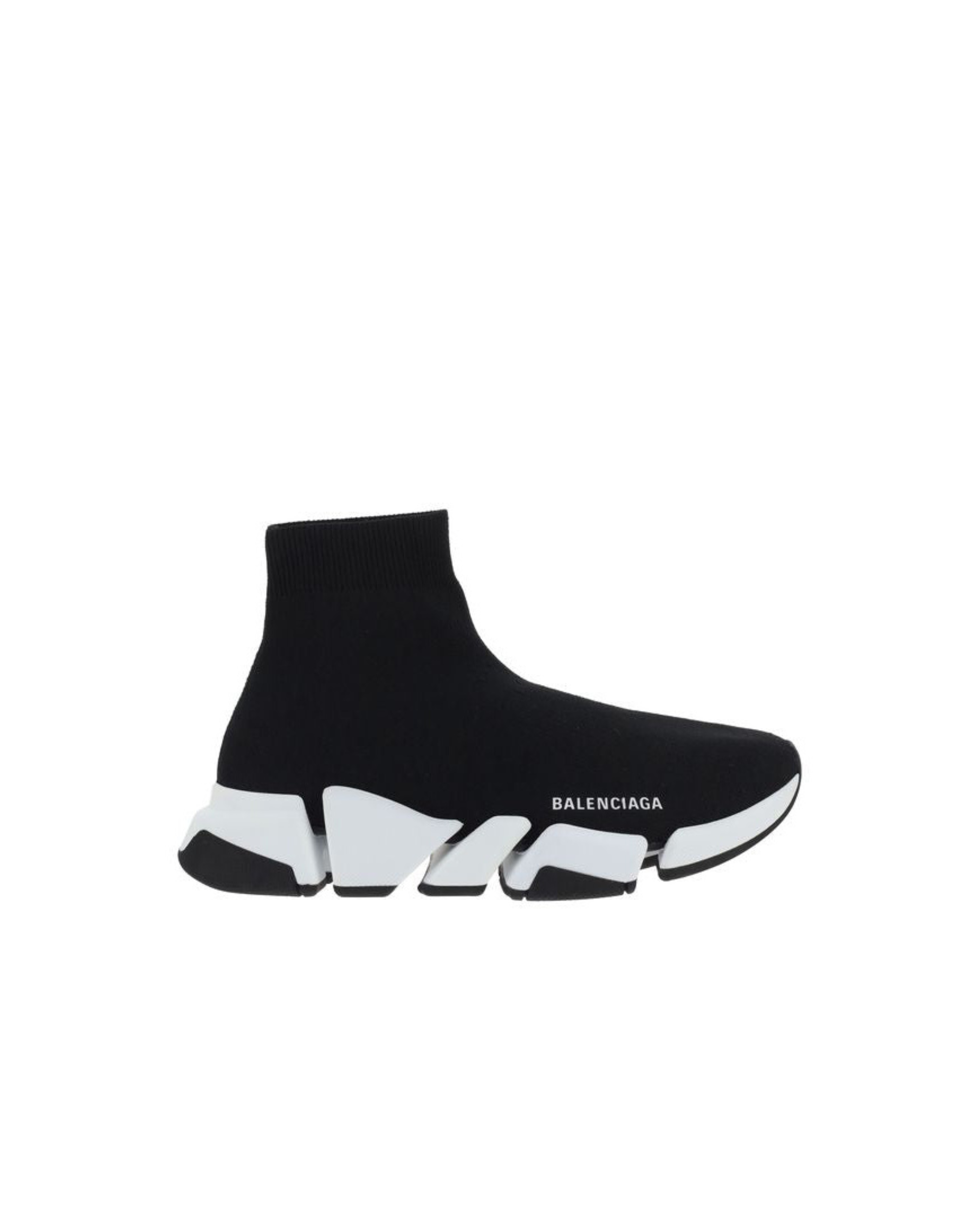 Balenciaga – Speed 2.0 Sneakers Donna in Knit Nero con Suola Sculpted