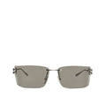 Balenciaga – Square Rimless Sunglasses Silver