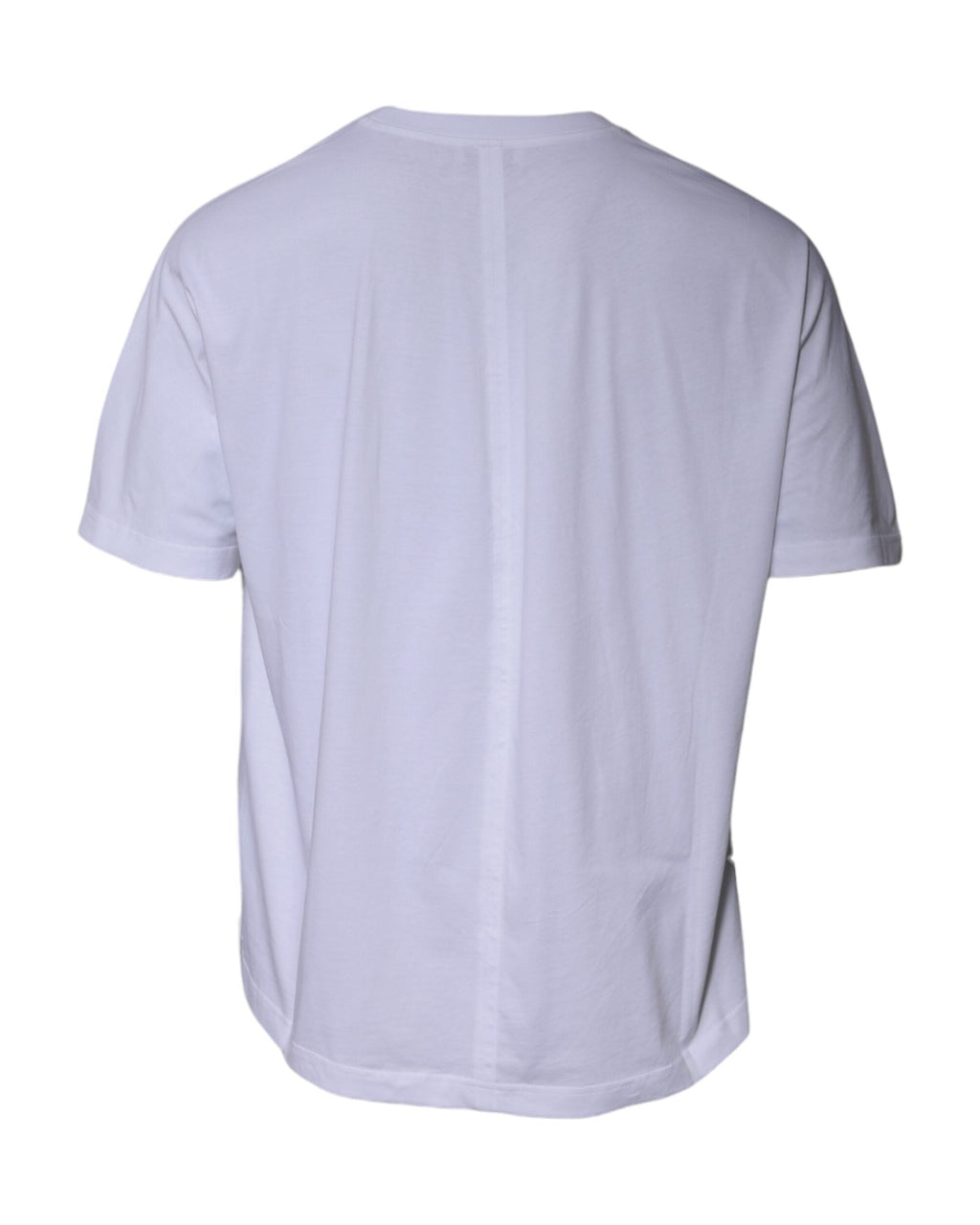 Balenciaga – T-Shirt Oversize in Cotone Bianco con Mini Logo