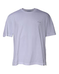 Balenciaga – T-Shirt Oversize in Cotone Bianco con Mini Logo